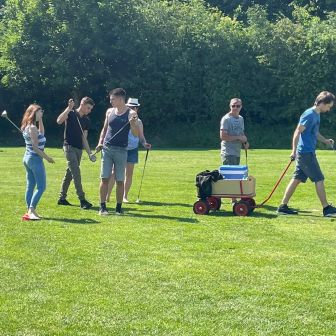 Teamevent Juni 23 Swingolf - auf dem Feld