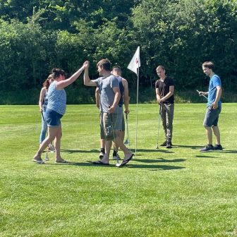 Teamevent Juni 23 Swingolf - auf dem Feld